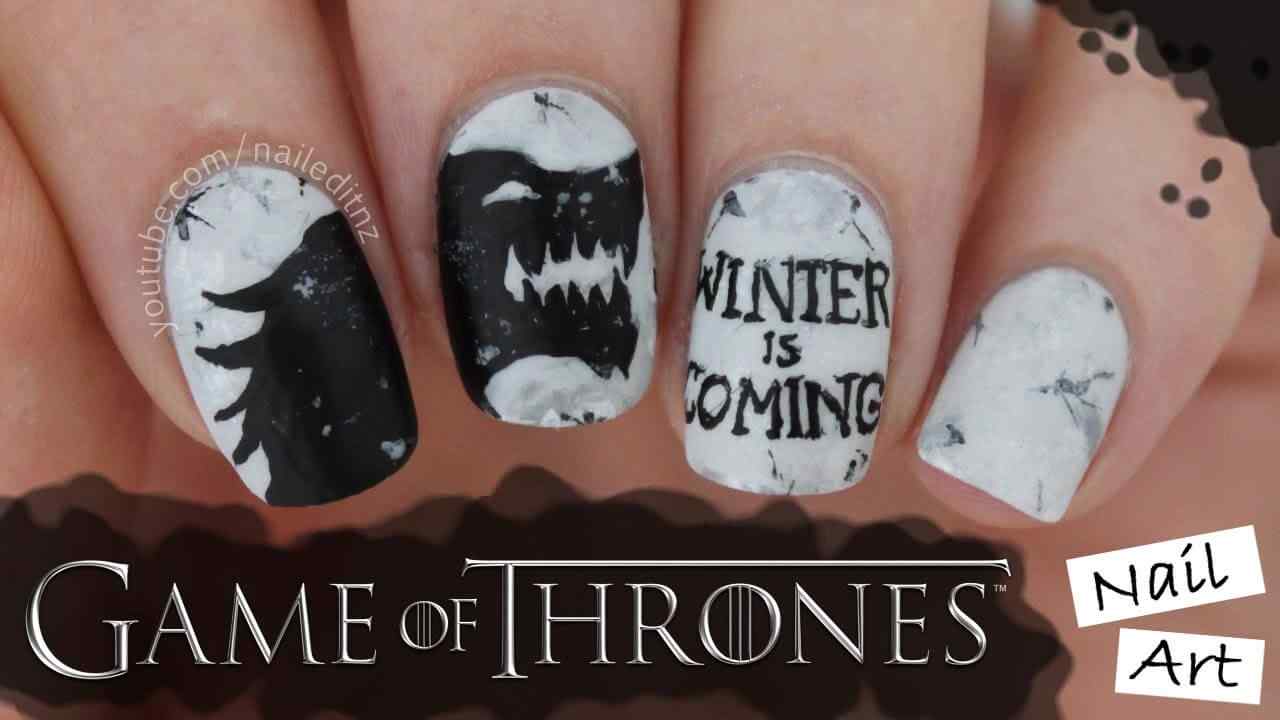 game of thrones nail art