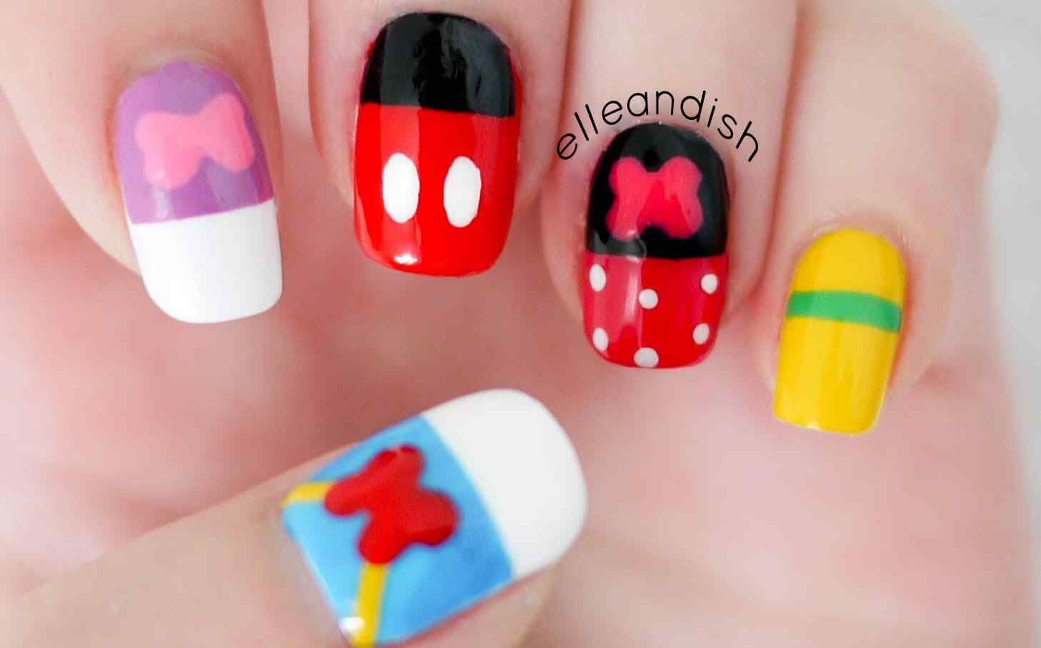 Walt Disney nail art