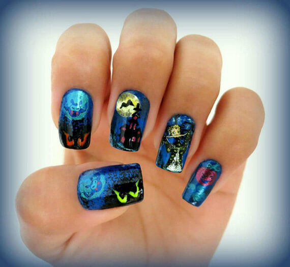 halloween nails (2)