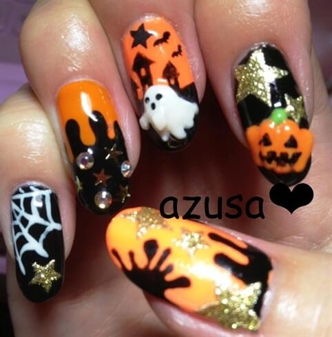 nueva decoracion unas halloween (2)