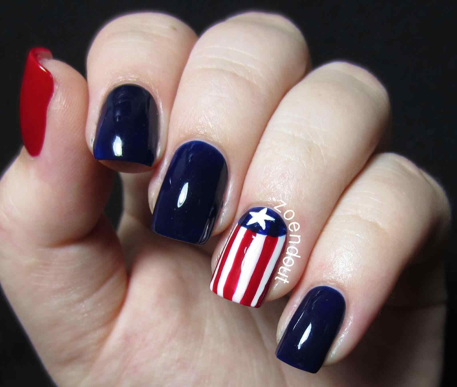 4TH of july nails (4)