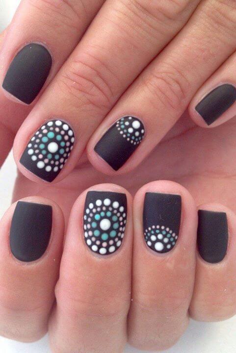 matte nail art (1)