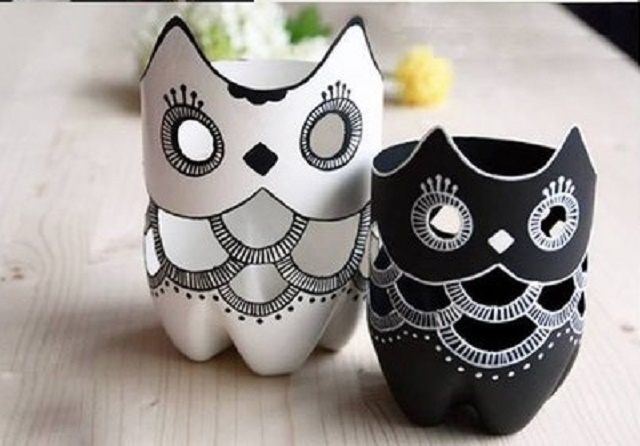 macetas-de-búho-recicladas1
