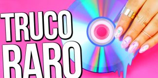 Truco raro - Como decorar tus uñas con CD viejos