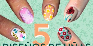 5 Hermosos diseños de uñas con flores