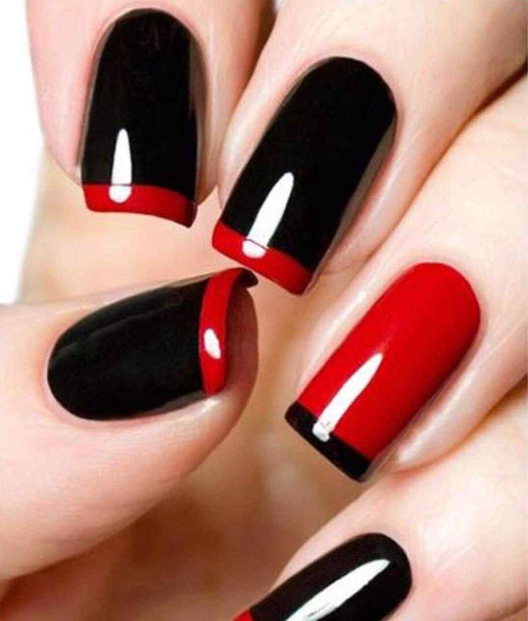 Negro y rojo