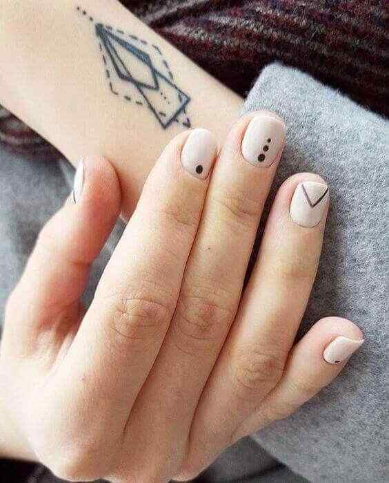 Simple decorated nails