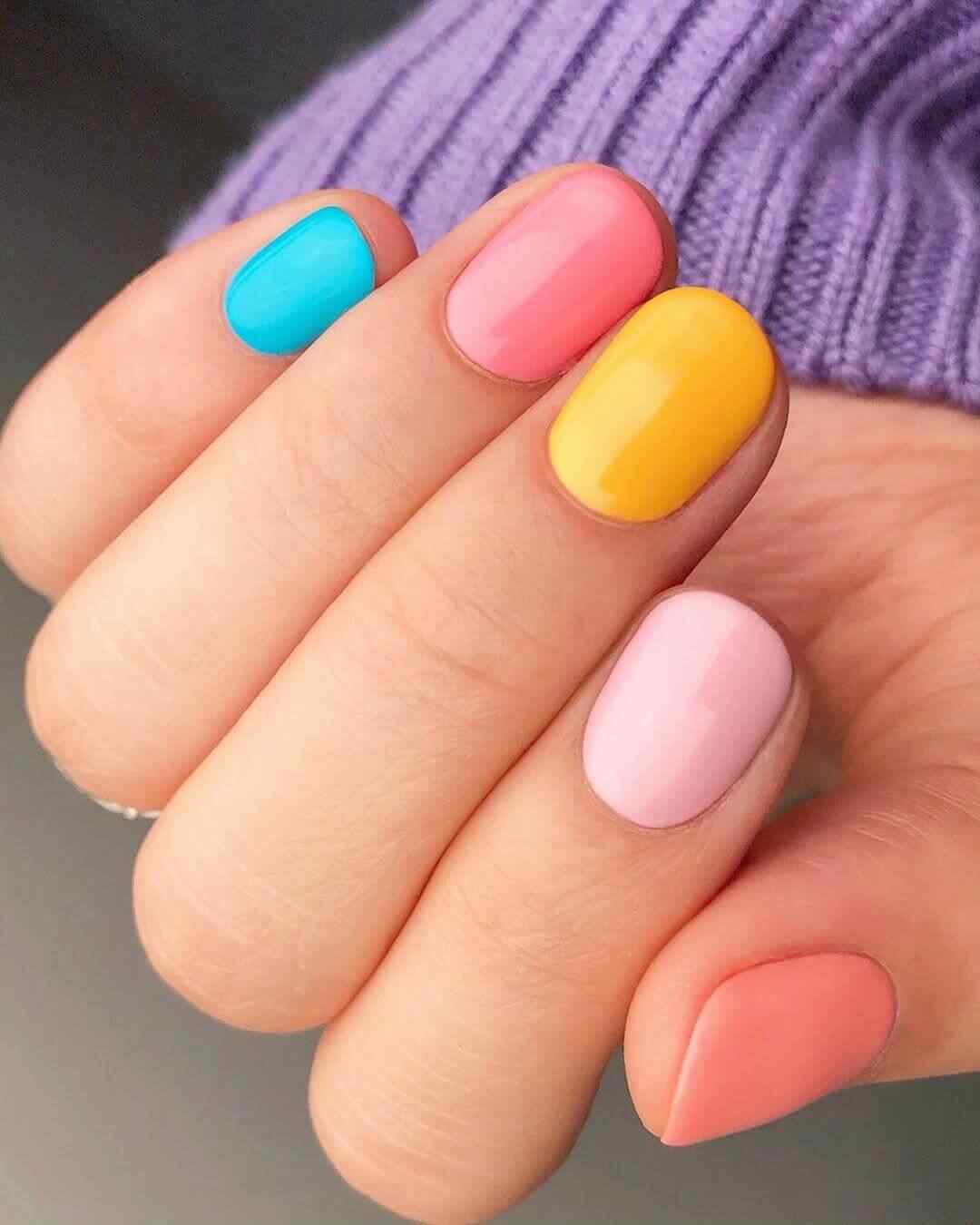 Simple decorated nail dimensions